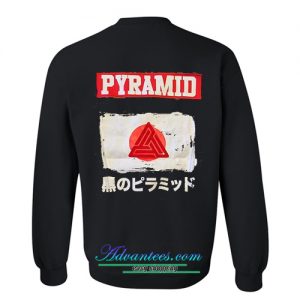 pyramid sweatshirt back