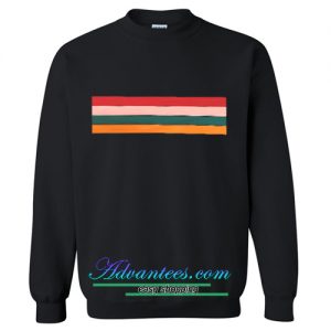striped rainbow sweatshirt