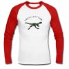 velociraptor raglan longsleeve t shirt