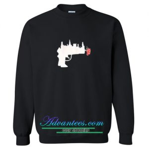 Abstract Gun Rose Sweatshirt