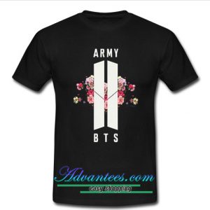 BTS Army Floral T Shirt