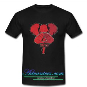 Elephant delta triangle sigma red theta shirt