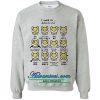 Japanese Shiba Inu Emoticon Sweatshirt