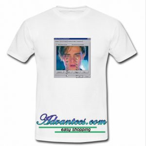 Leonardo Dicaprio Computer Tears T shirt