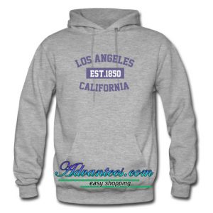 Los Angeles California Est-1850 Hoodie