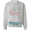 Merry QRS-T Mas and a P new year Sweatshirt