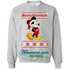 Mickey Christmas sweatshirt