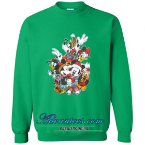 Mickey Mouse Christmas 80s Sweatshirt