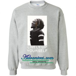 bob marley lively up yourself sweatshirt