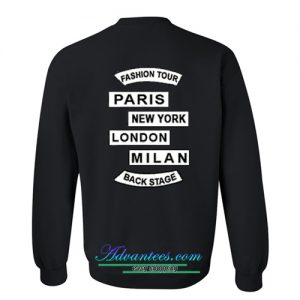 fashion taour sweatshirt back