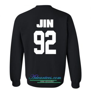 jin 92 sweatshirt back