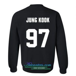 jung kook sweatshirt back