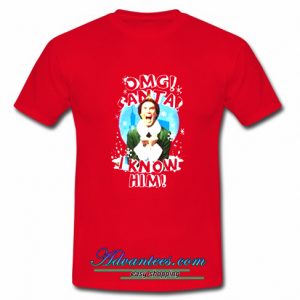 omg santa i know him t shirt