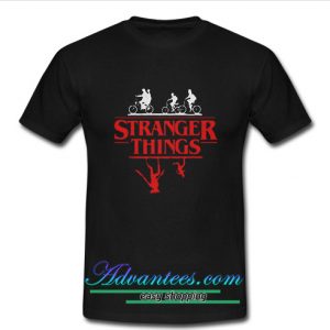 stranger things bike rides t shirt