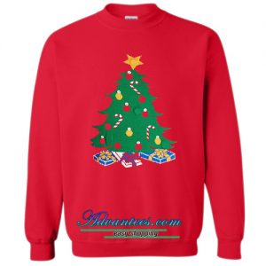 tree Christmas sweatshirt