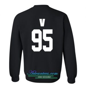 v 95 sweatshirt back