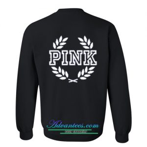 victoria's secret pink sweatshirt back