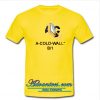 A Cold Wall Gold Yellow t shirt