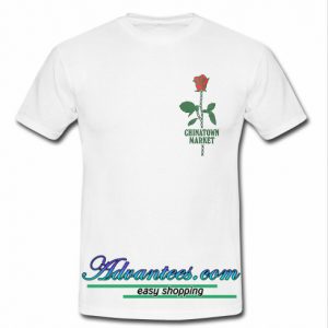 Chinatown Market Rose Chain t shirt