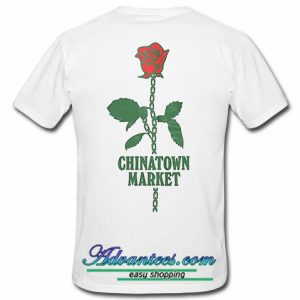 Chinatown Market Rose Chain t shirt back