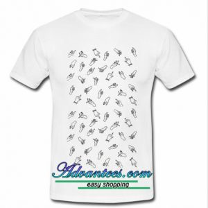 Harry Styles Pattern Sketch Of Hands T Shirt