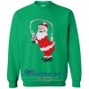 Santa Break the Internet Ugly Christmas Sweatshirt