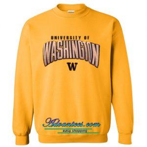 University Of Washington Yellow Sweatshirt