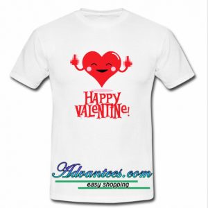 happy valentine t shirt