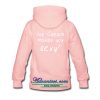 ice cream makes you sexy hoodie back