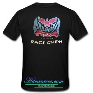 race crew t shirt back