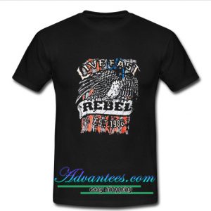 Live Fast Rebel since 1988 T Shirt