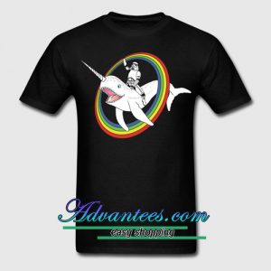 Narwhal Rainbow Stormtrooper t shirt