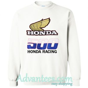 500 honda racing sweatshirt