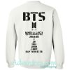 BTS sweatshirt back