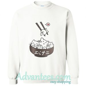 Cat Japanese Art Food sweatshirt