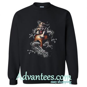 Chinese Tiger and Dragon sweatshirt