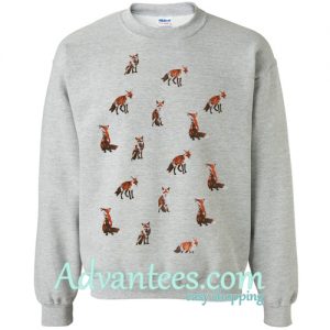 Fox Print Sweatshirt