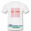 Girl Power Hand T shirt
