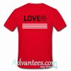 Lover T Shirt back