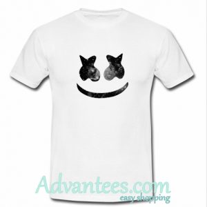 Marshmello Face Smile T-Shirt