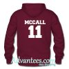 Mccall 11 hoodie back