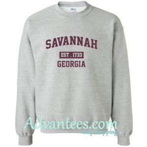 Savannah Est 1733 Georgia sweatshirt