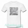 Starry Night Outline Van Gogh T-shirt