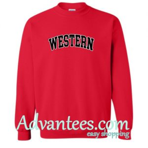 Western sweatshirt