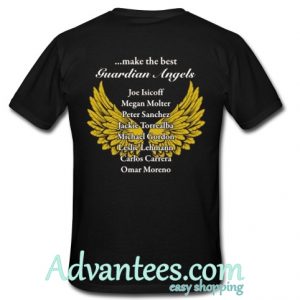 guardian angels t shirt back