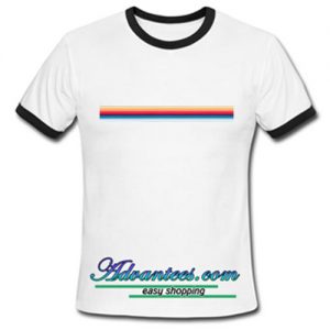 line rainbow ringtshirt