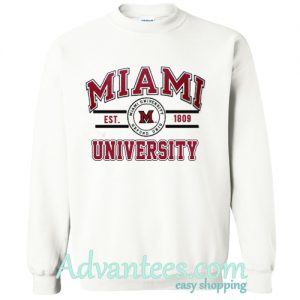 miami university oxford ohio sweatshirt