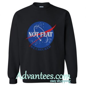 not flat nasa sweatshirt