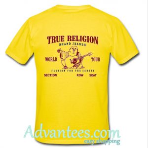 true religion t shirt back