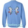 unicorn sweatshirt back